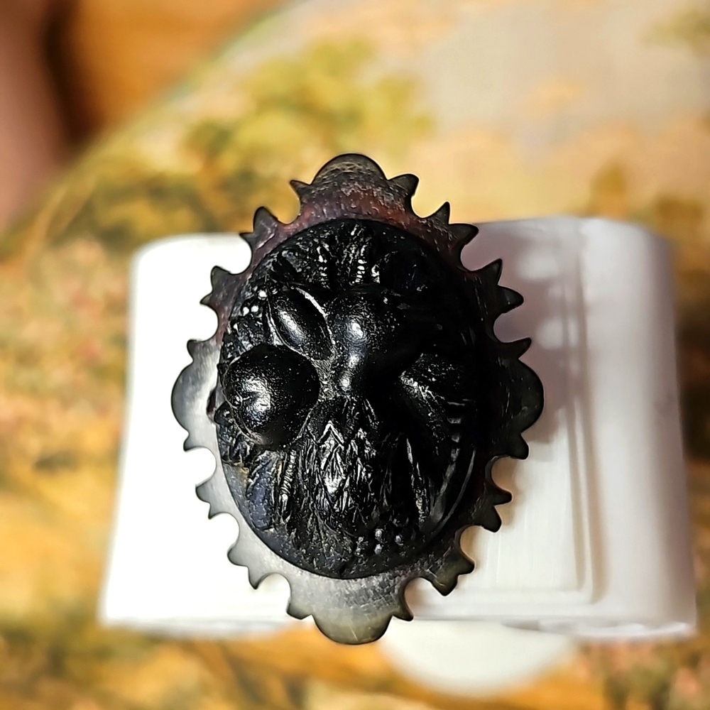 Antique Victorian Mourning Brooch